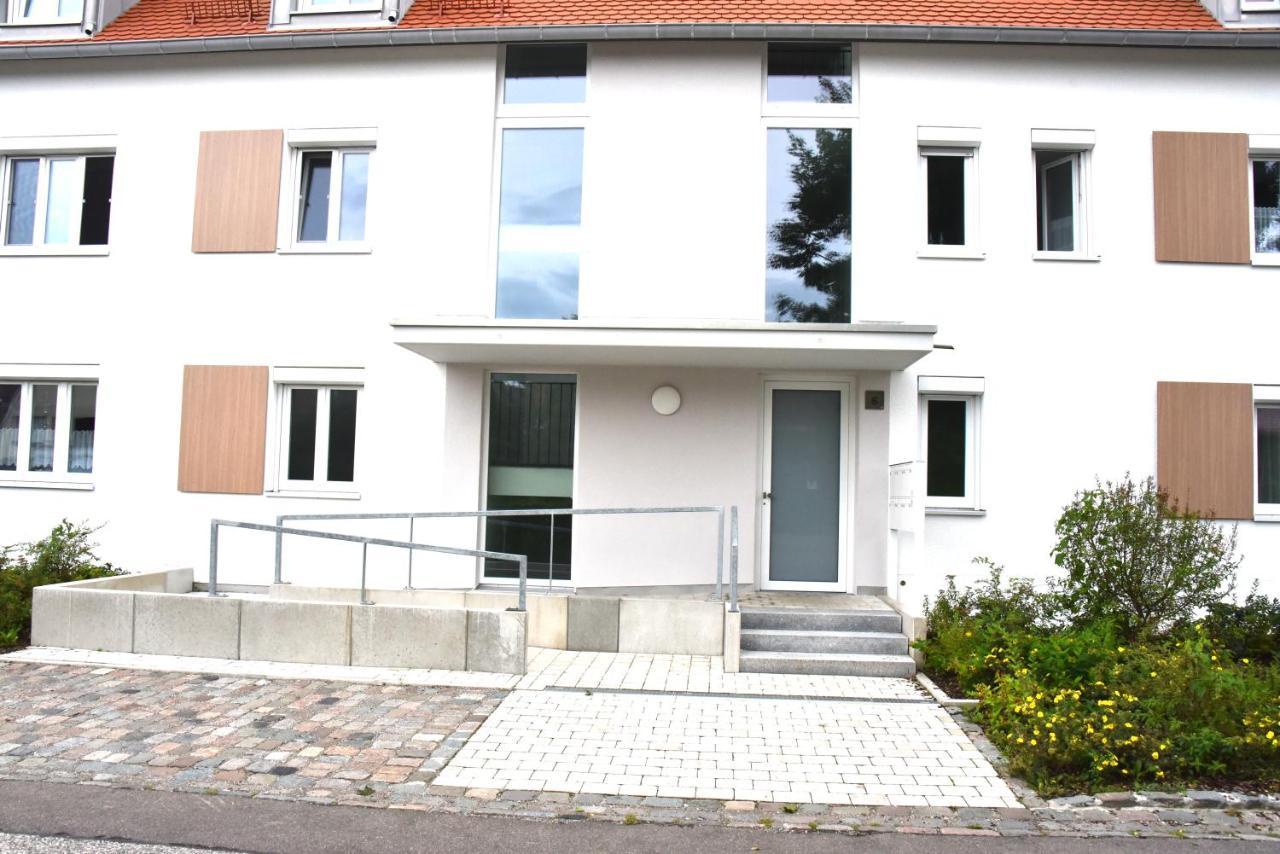 Ferienwohnung Antike&Modern Deluxe 2 mit Terrasse Leipheim Exterior foto